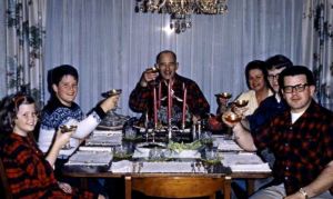 Christmas dinner, 1966