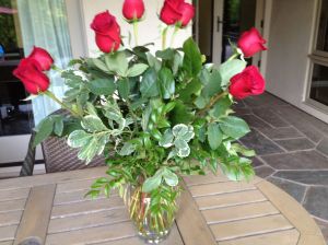 My last bouquet of roses from Dad