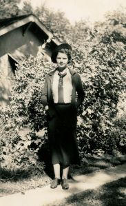 Leaving for college, 1935