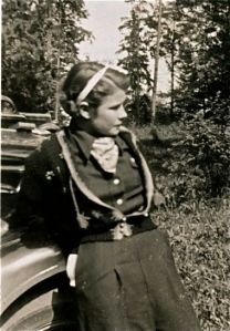 Mom in her college years