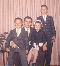 Circa 1960 - Dean, Scott, Betsy, Bruce