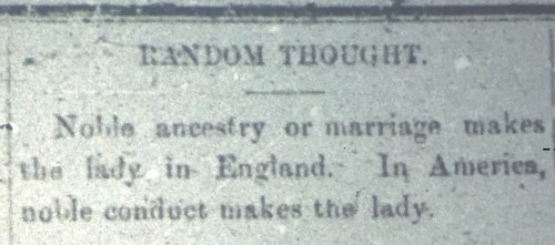 Quip in The Yakima Republic, 1887