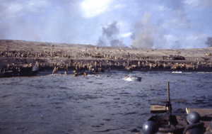 www.ww2incolor.com Iwo Jima landing